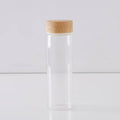 HOMEBOX | Coolers Borosilicate Bottle with Wooden Finish Lid - 500 ml | 162459238
