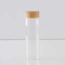 HOMEBOX | Coolers Borosilicate Bottle with Wooden Finish Lid - 500 ml | 162459238