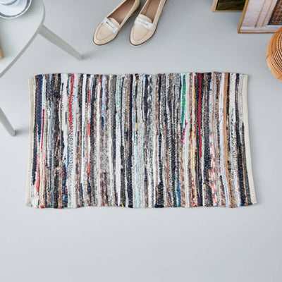 HOMEBOX | Axis Recycled Cotton Dhurrie - 50x80 cm | 162639055