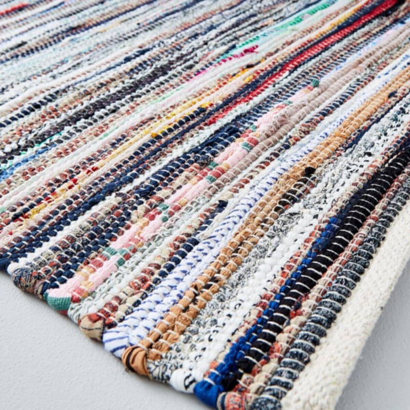 HOMEBOX | Axis Recycled Cotton Dhurrie - 50x80 cm | 162639055