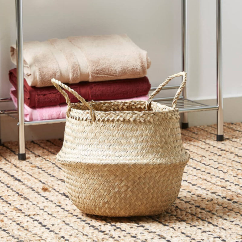 HOMEBOX | Natura Seagrass Laundry Basket - 25x32 cm | 162678736