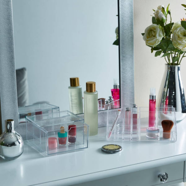 HOMEBOX | Crystal Cosmetics Holder - 25x17x8 cm | 162760492