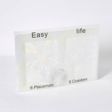 HOMEBOX | Blossom 12-Piece Placemat and Coaster Set | 162777696