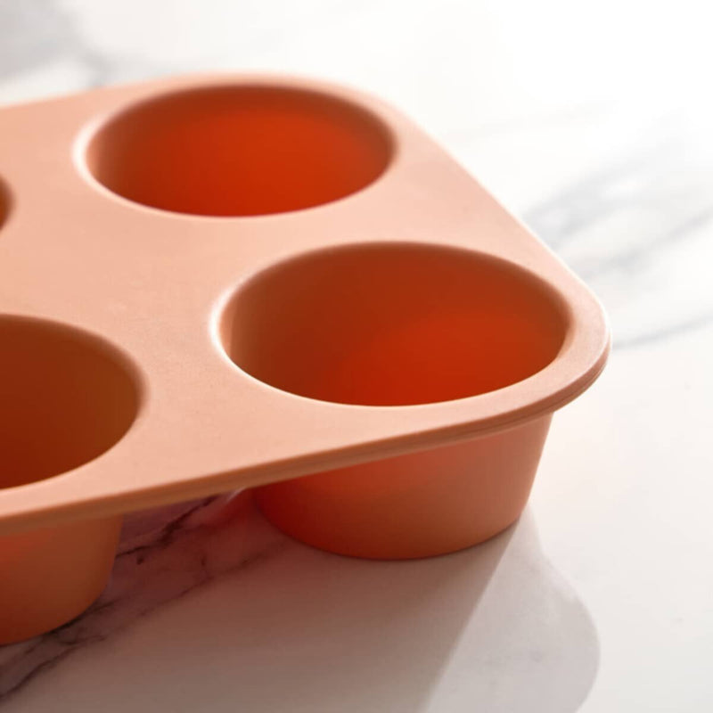 HOMEBOX | Avon Silicone 6-Cup Muffin Pan - 27x18x4 cm | 162805477