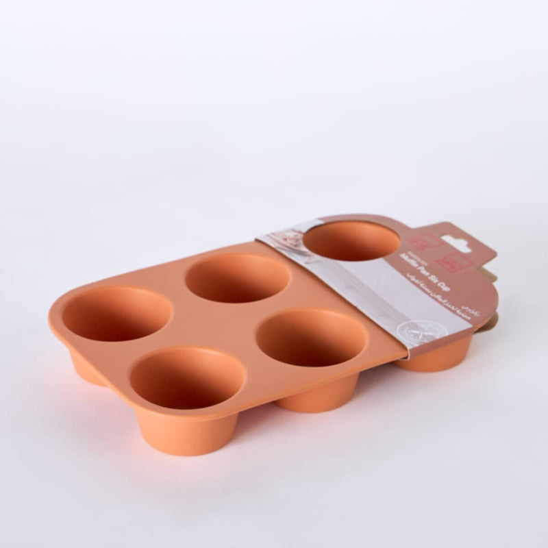 HOMEBOX | Avon Silicone 6-Cup Muffin Pan - 27x18x4 cm | 162805477