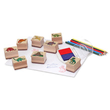 MELISSA & DOUG | Wooden Stamp Set - Dinosaurs 4+ years | 46001633