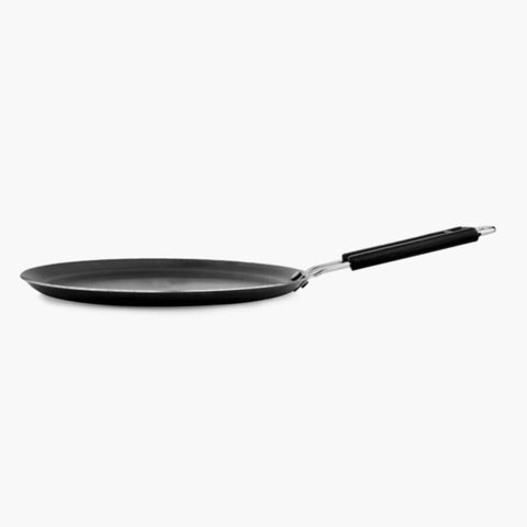 HOMEBOX | Ferric Wrought Iron Flat Pan - 25.5 cm | 163909391