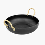 HOMEBOX | Ferric Wrought Iron Flat Bottom Wok - 24 cm | 163909392