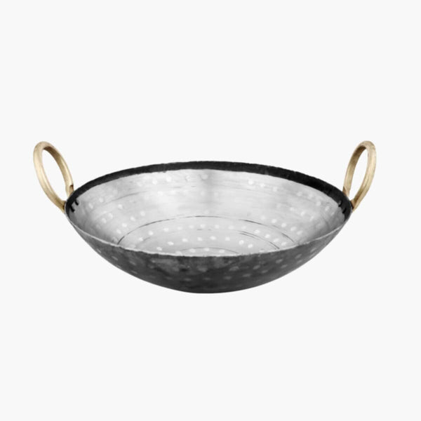 HOMEBOX | Ferric Wrought Iron Wok - 30 cm | 163909393