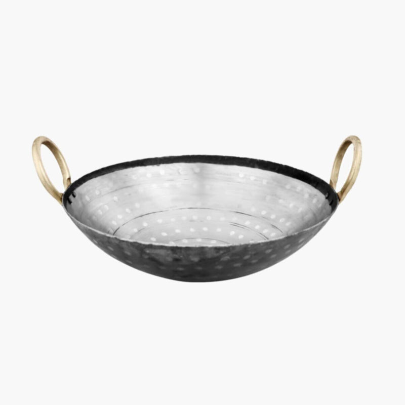 HOMEBOX | Ferric Wrought Iron Wok - 30 cm | 163909393
