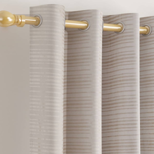 HOMEBOX | Leon Extra Long Sheer Curtain Pair - 140x300 cm | 164647297