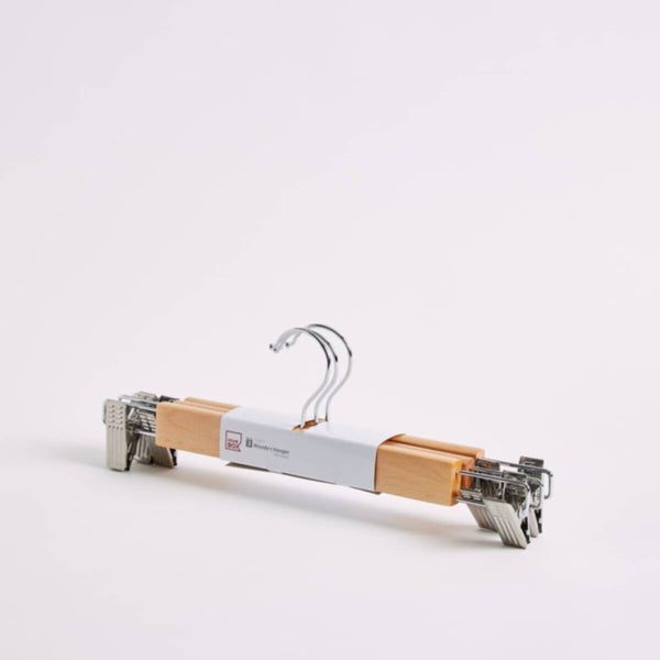 HOMEBOX | Forest 3-Piece Wooden Trouser Hanger Set - 33x12x2.8 cm | 164762519