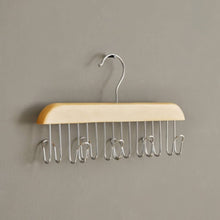 HOMEBOX | Forest 8-Hooks Belt and Tie Wooden Hanger | 164762520