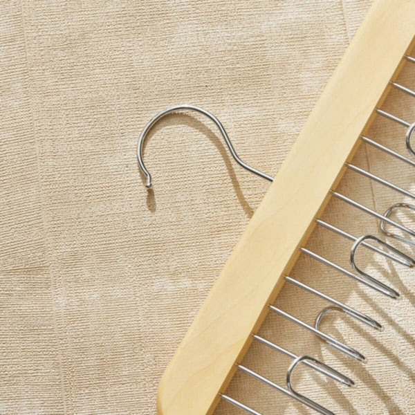 HOMEBOX | Forest 8-Hooks Belt and Tie Wooden Hanger | 164762520