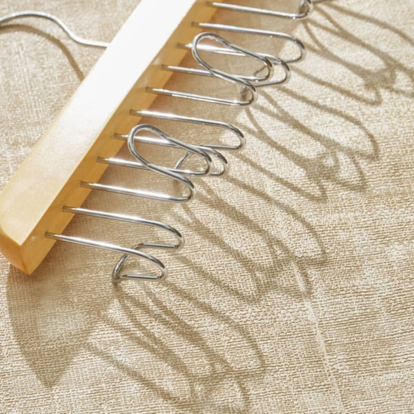 HOMEBOX | Forest 8-Hooks Belt and Tie Wooden Hanger | 164762520