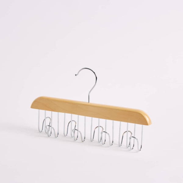 HOMEBOX | Forest 8-Hooks Belt and Tie Wooden Hanger | 164762520