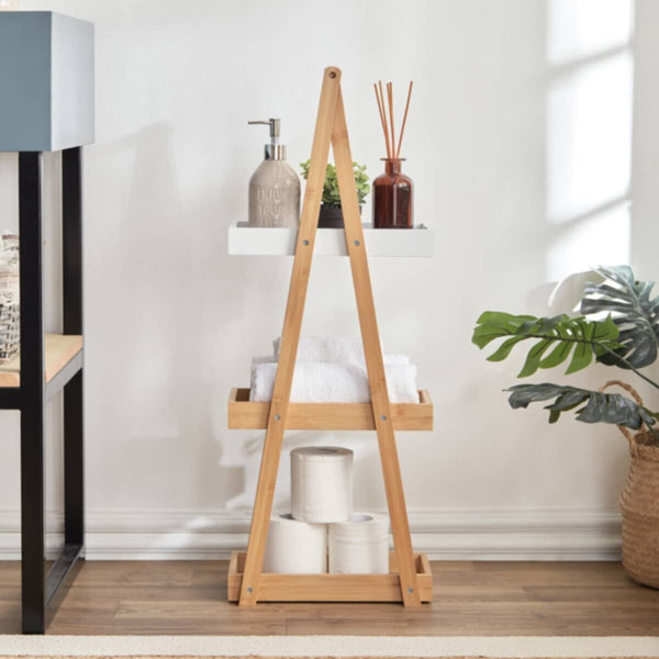 HOMEBOX | Lexus 3-Tier Triangle Bath Rack - 30x18x80 cm | 165057746