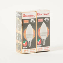 HOMEBOX | Oshtraco 2-Piece LED Candle Bulb Set - 4W E14 360 Lumen Warm White | 165159075