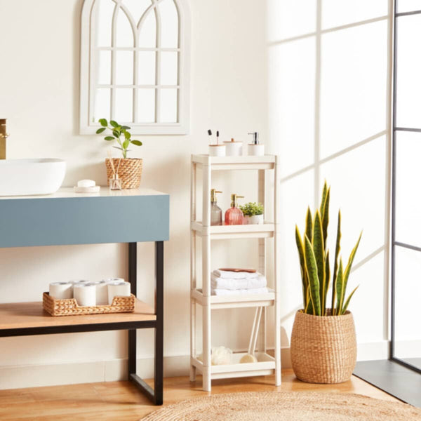 HOMEBOX | Allure Bios Rectangle 4-Tier Bathroom Caddy - 36x23x100 cm | 165284958