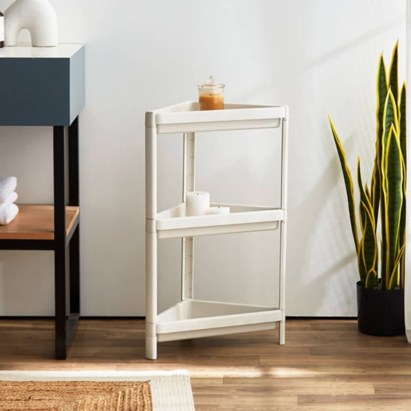 HOMEBOX | Allure Bios Triangle 3-Tier Bathroom Caddie - 44x27x72 cm | 165284959