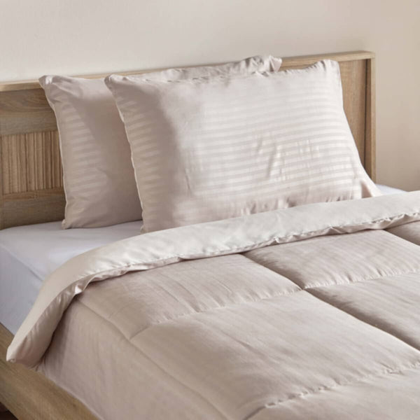 HOMEBOX | Bristol 3-Piece Twin Microfibre Reversible Comforter Set - 160x220 cm | 165312526