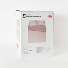HOMEBOX | Bristol 3-Piece Twin Microfibre Reversible Comforter Set - 160x220 cm | 165312526