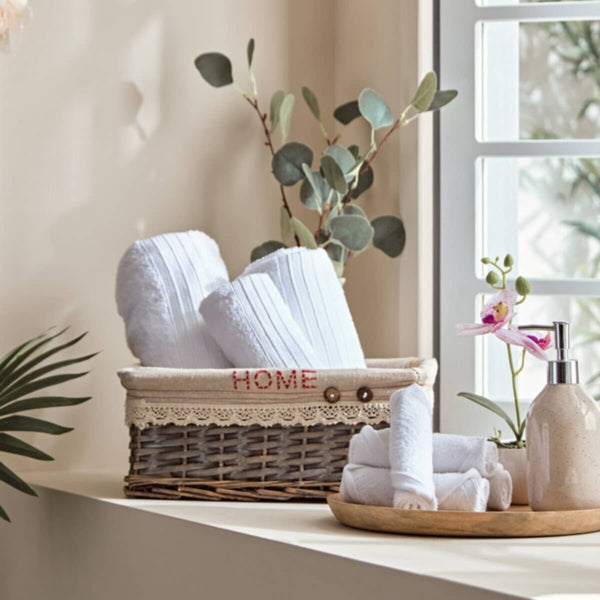 HOMEBOX | Essential Carded 4-Piece Face Towel Set - 30x30 cm | 165409190
