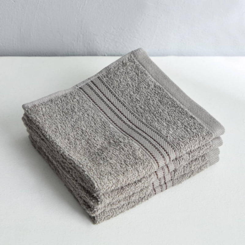 HOMEBOX | Essential Carded 4-Piece Face Towel Set - 30x30 cm | 165409194