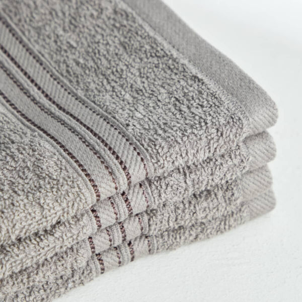 HOMEBOX | Essential Carded 4-Piece Face Towel Set - 30x30 cm | 165409194