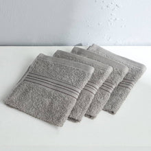 HOMEBOX | Essential Carded 4-Piece Face Towel Set - 30x30 cm | 165409194