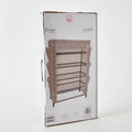 HOMEBOX | Ebase 5-Tier Shoe Rack Organizer with Cover | 165459378