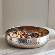 HOMEBOX | Avya Metal Hammered Urli - 30x30x7 cm | 165463709