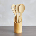 HOMEBOX | Bamboo Kitchen Tool 4-Piece Set with Holder | 165687827