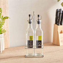 HOMEBOX | Essential Vinegar and Oil Bottle Set with Stand | 165687879