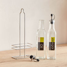HOMEBOX | Essential Vinegar and Oil Bottle Set with Stand | 165687879
