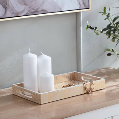 HOMEBOX | Armaya Zellige Print Tray - 35x20x4 cm | 165712950