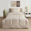 HOMEBOX | Cambridge 3-Piece Cotton Satin Twin Comforter Set - 160x220 cm | 165716006