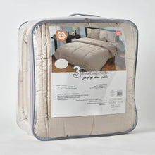 HOMEBOX | Cambridge 3-Piece Cotton Satin Twin Comforter Set - 160x220 cm | 165716006