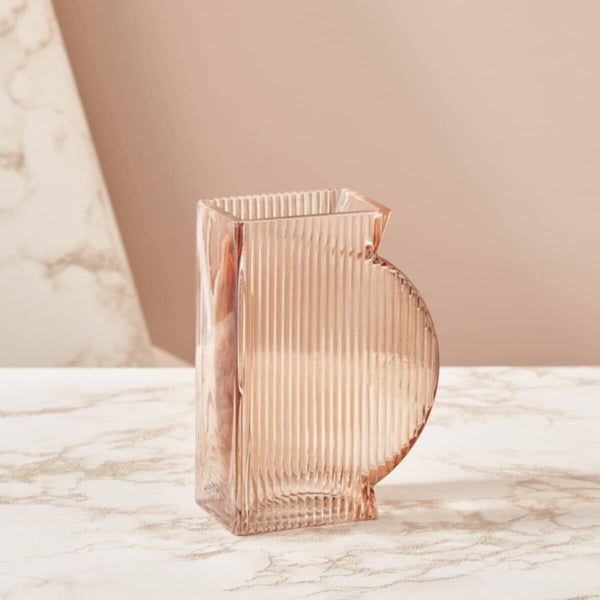 HOMEBOX | Oligo Sprayed Glass Vase - 11x15.5 cm | 165754065