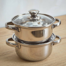 HOMEBOX | Marvel 2-Piece Stainless Steel Casserole with Glass Lid Set - 16 cm | 165762962