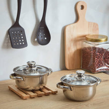 HOMEBOX | Marvel 2-Piece Stainless Steel Casserole with Glass Lid Set - 16 cm | 165762962