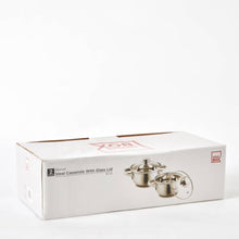 HOMEBOX | Marvel 2-Piece Stainless Steel Casserole with Glass Lid Set - 16 cm | 165762962