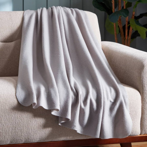 HOMEBOX | Atlanta Solid Recycled Polar Fleece Throw - 120x160 cm | 165780586