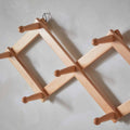 HOMEBOX | Forest Extendable Wooden 10-Hook Wall Hanger | 165790419