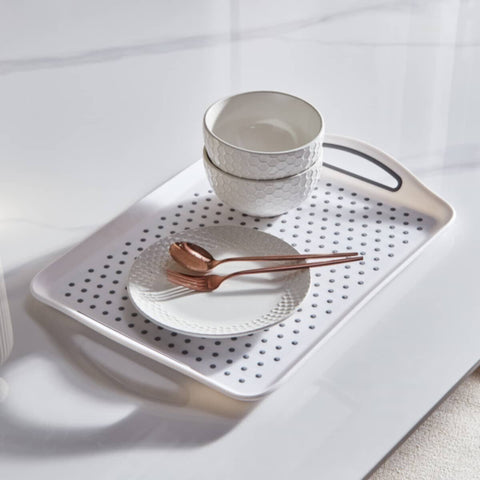 HOMEBOX | Omega Anti-Slip Tray with Handle | 165831294