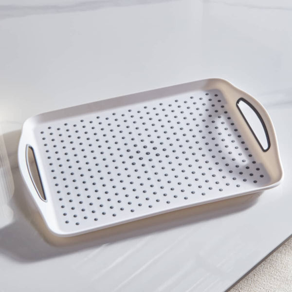 HOMEBOX | Omega Anti-Slip Tray with Handle | 165831294