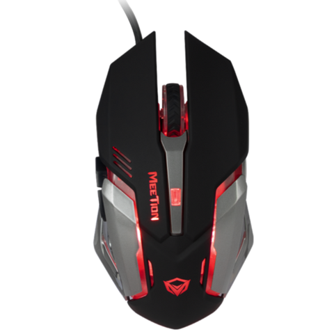 MEETION | USB Corded Backlit Gaming Mouse Black | MT-M915