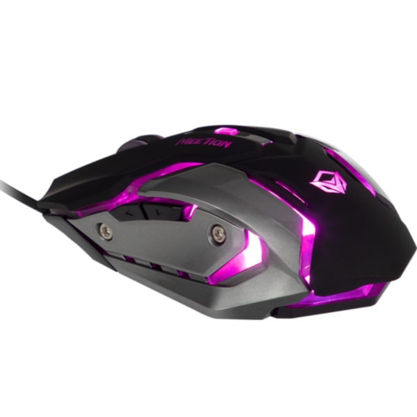 MEETION | USB Corded Backlit Gaming Mouse Black | MT-M915