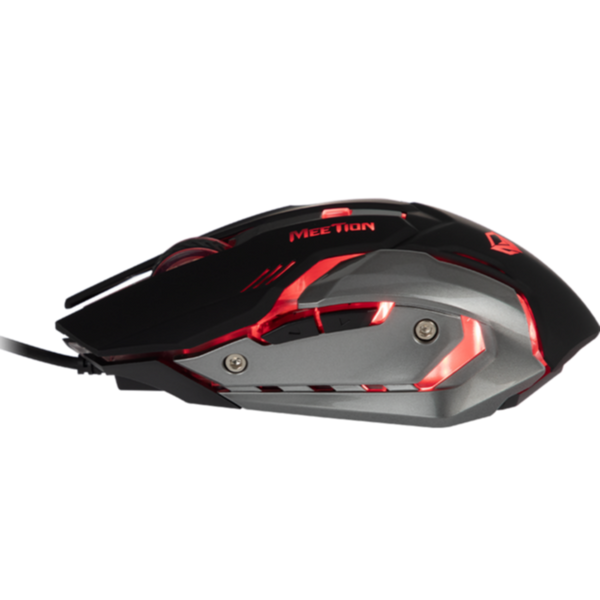 MEETION | USB Corded Backlit Gaming Mouse Black | MT-M915