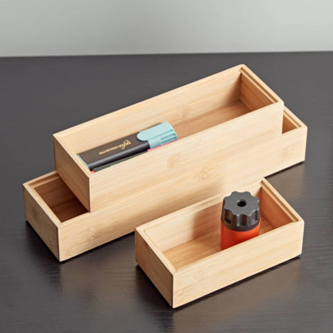 HOMEBOX | Natura Bamboo Organiser Set | 165837836